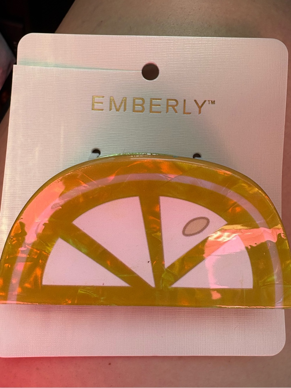 NEW Emberly Lemon Hairclip